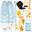 Prancha de Stand Up Paddle Insuflável Acessórios- HUIIKE - Azul- 305x84x15cm