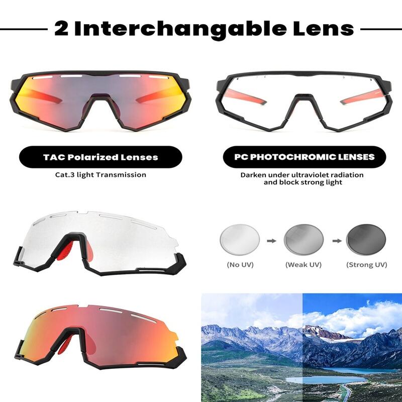 Okulary sportowe unisex Rockbros z polaryzacją i fotochromem