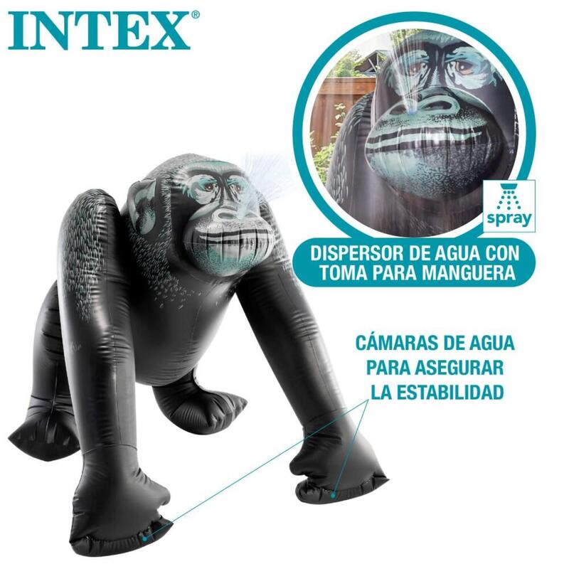 Gorila insuflável gigante com jato d'água Intex
