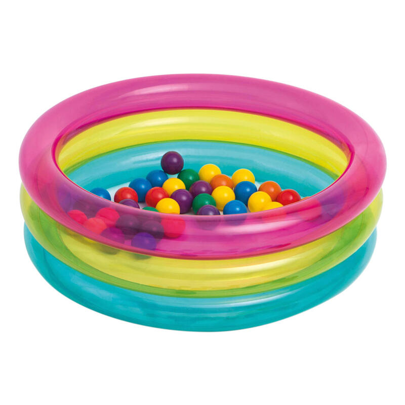 Piscina de bolas hinchable INTEX con 50 bolas de colores