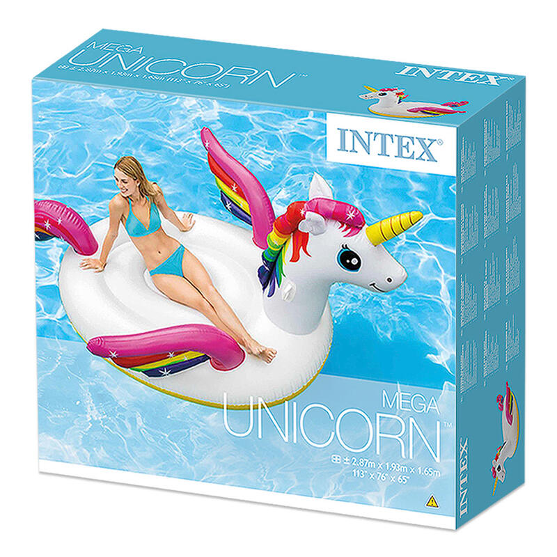Intex 57281 - Materassino Mare Unicorno, 287x193x165 cm