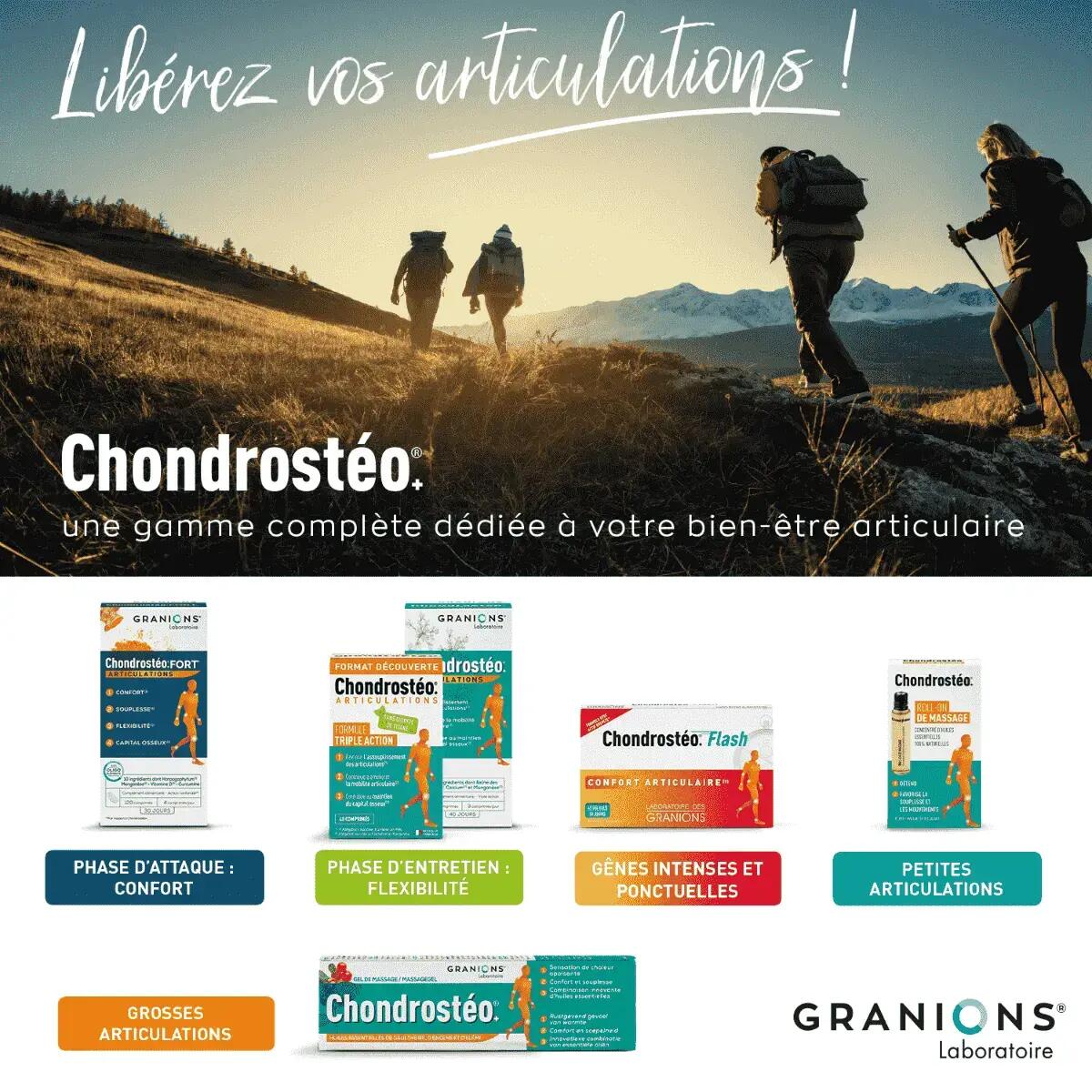 Complexe articulaire - Chondrostéo®+ Fort - 120 Comprimés 5/6