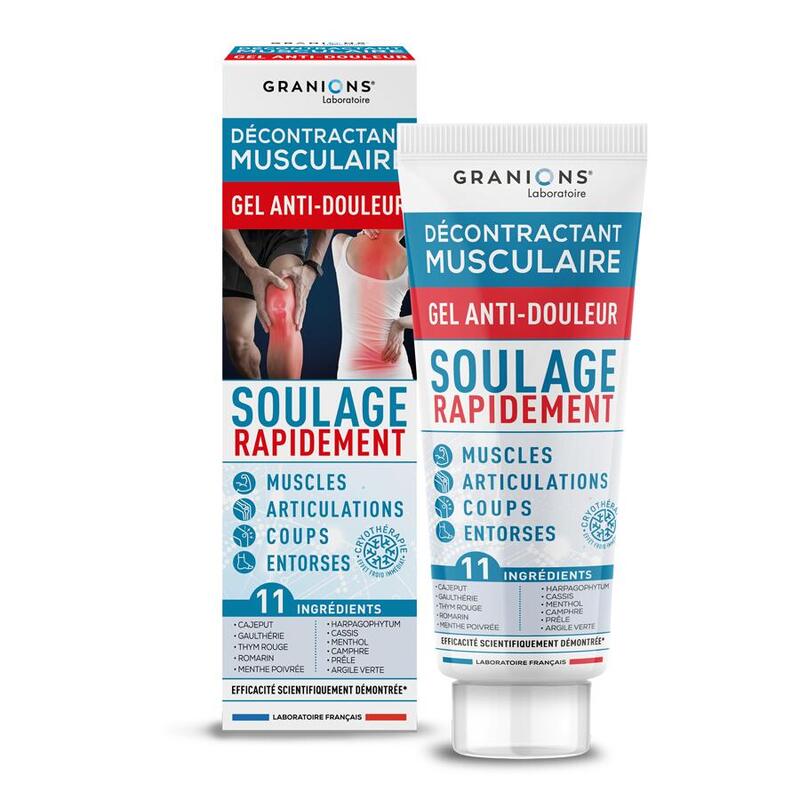 Décontractant Musculaire - Gel Anti-Douleur - 100 ml