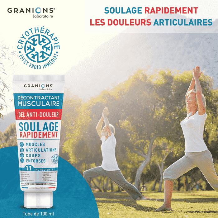 Décontractant Musculaire - Gel Anti-Douleur - 100 ml