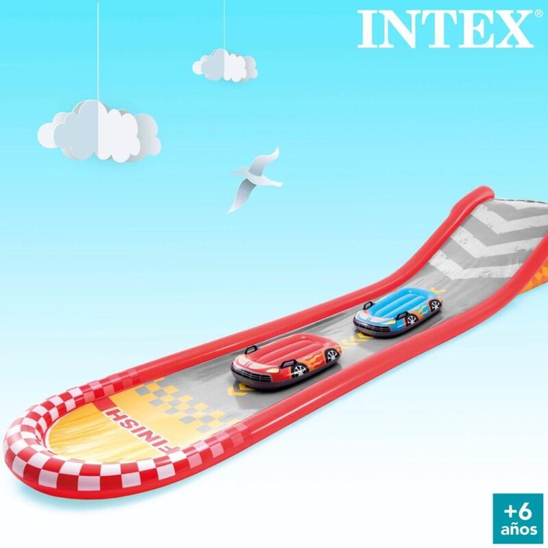 Pista deslizante Racing Fun para crianças Intex