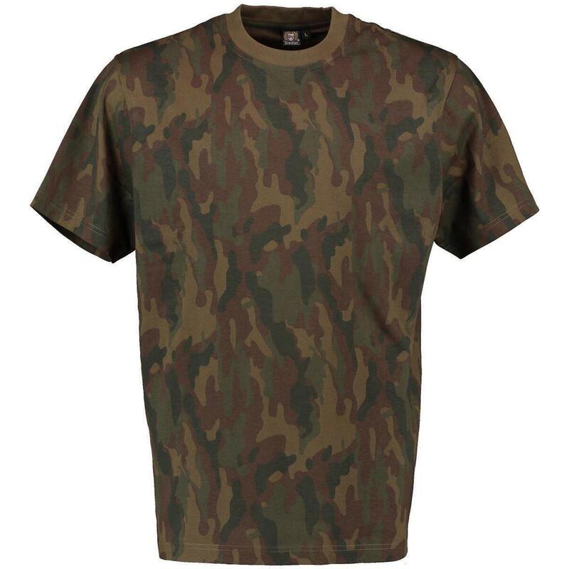 OS Trachten® T-Shirts im Doppelpack (2er-Pack) camouflage/camouflage NEU robust