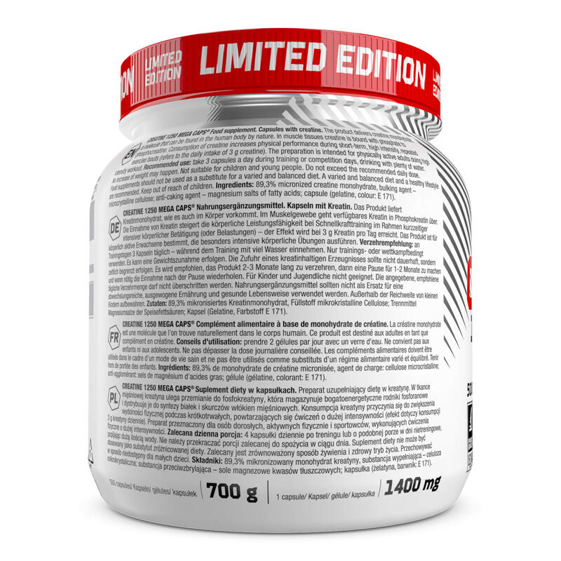 Kreatyna Olimp Creatine 1250 Mega Caps® - 500 Kapsułek - Limited Edition