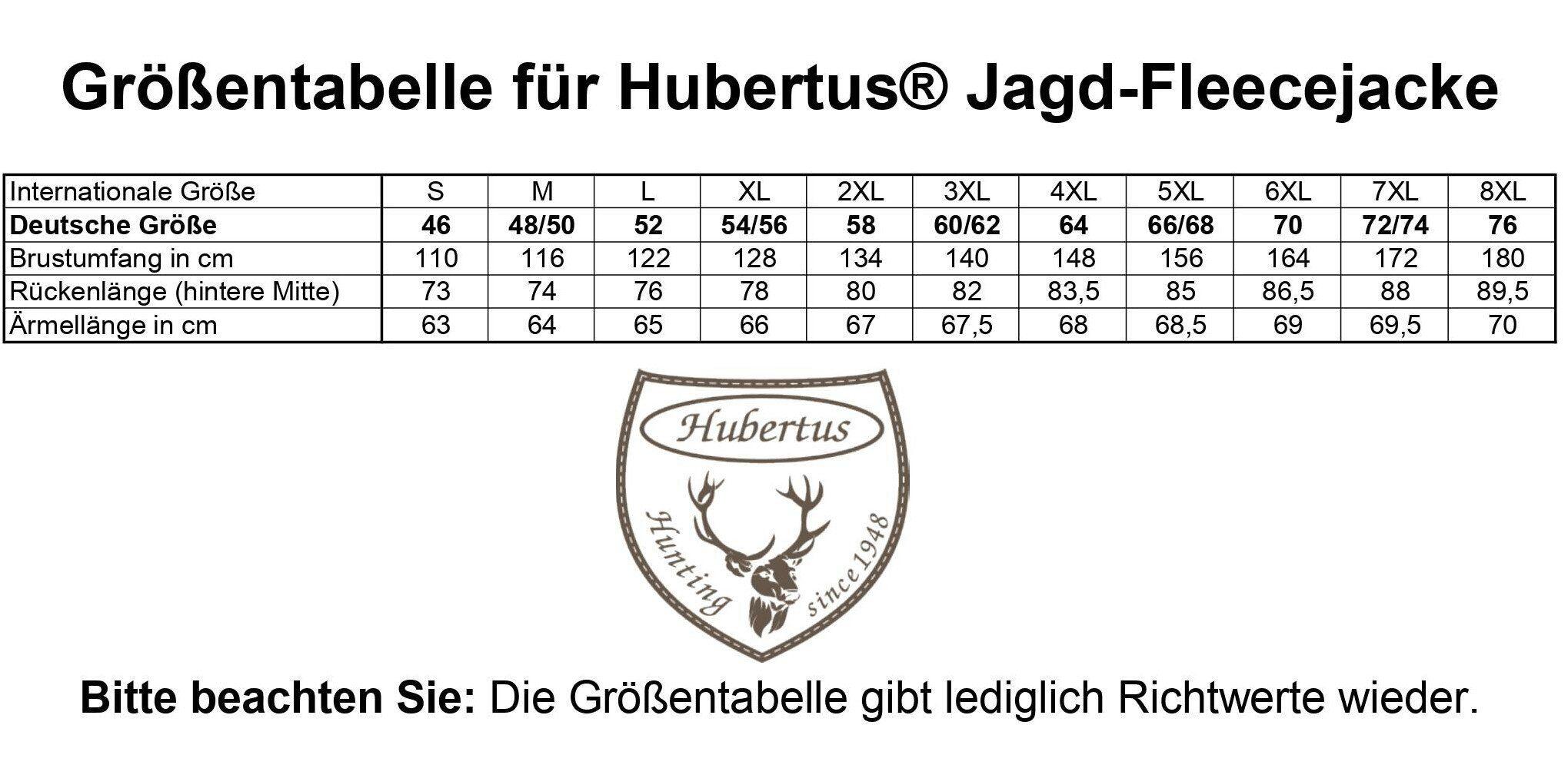 Hubertus® Jagd-Fleecejacke „Lahti“ oliv/braun Jagdjacke warm Outdoorjacke 3/4
