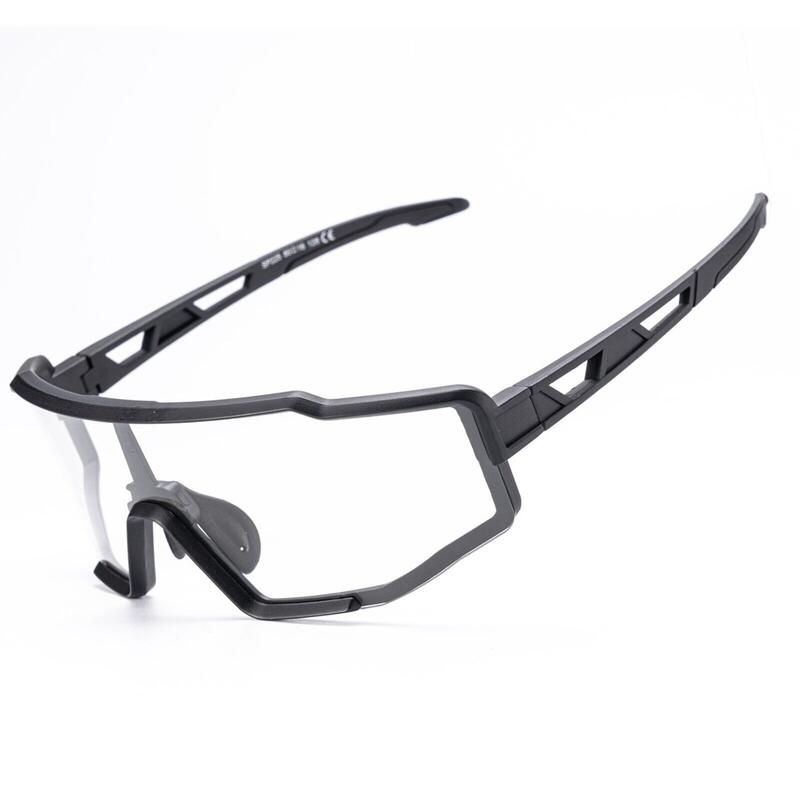Okulary sportowe unisex Rockbros z fotochromem, czarne