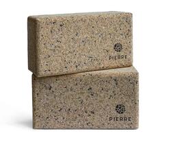 Deux Blocs de Yoga - Liège + Caoutchouc Recyclé - 22,7cm x 12cm x 7,5cm