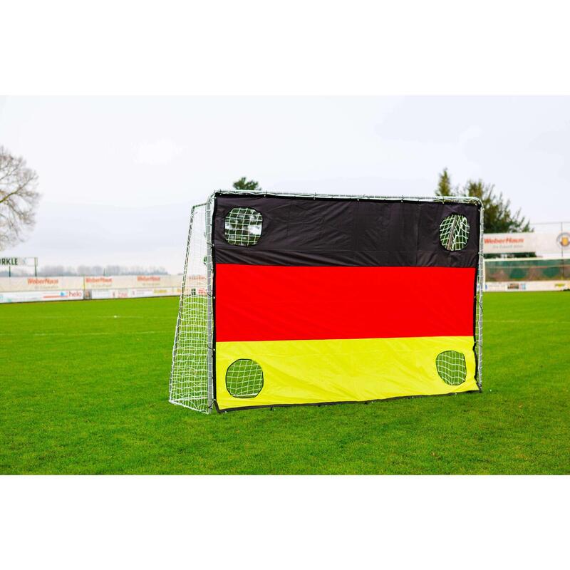 3x2m Stahltor mit Ball und deutscher Schusswand