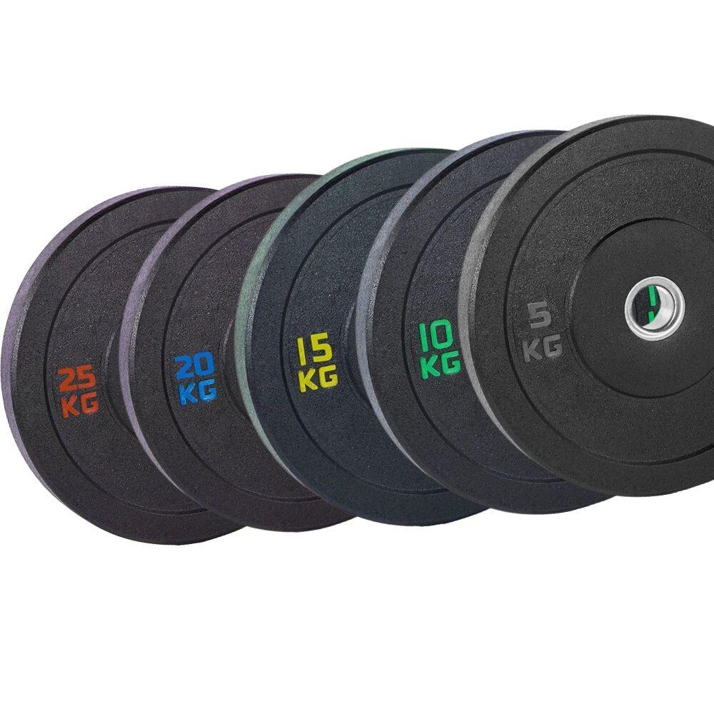 Barra Olímpica Disco Bumper 25 Kg 25 Kg Discos Olimpicos Eleiko