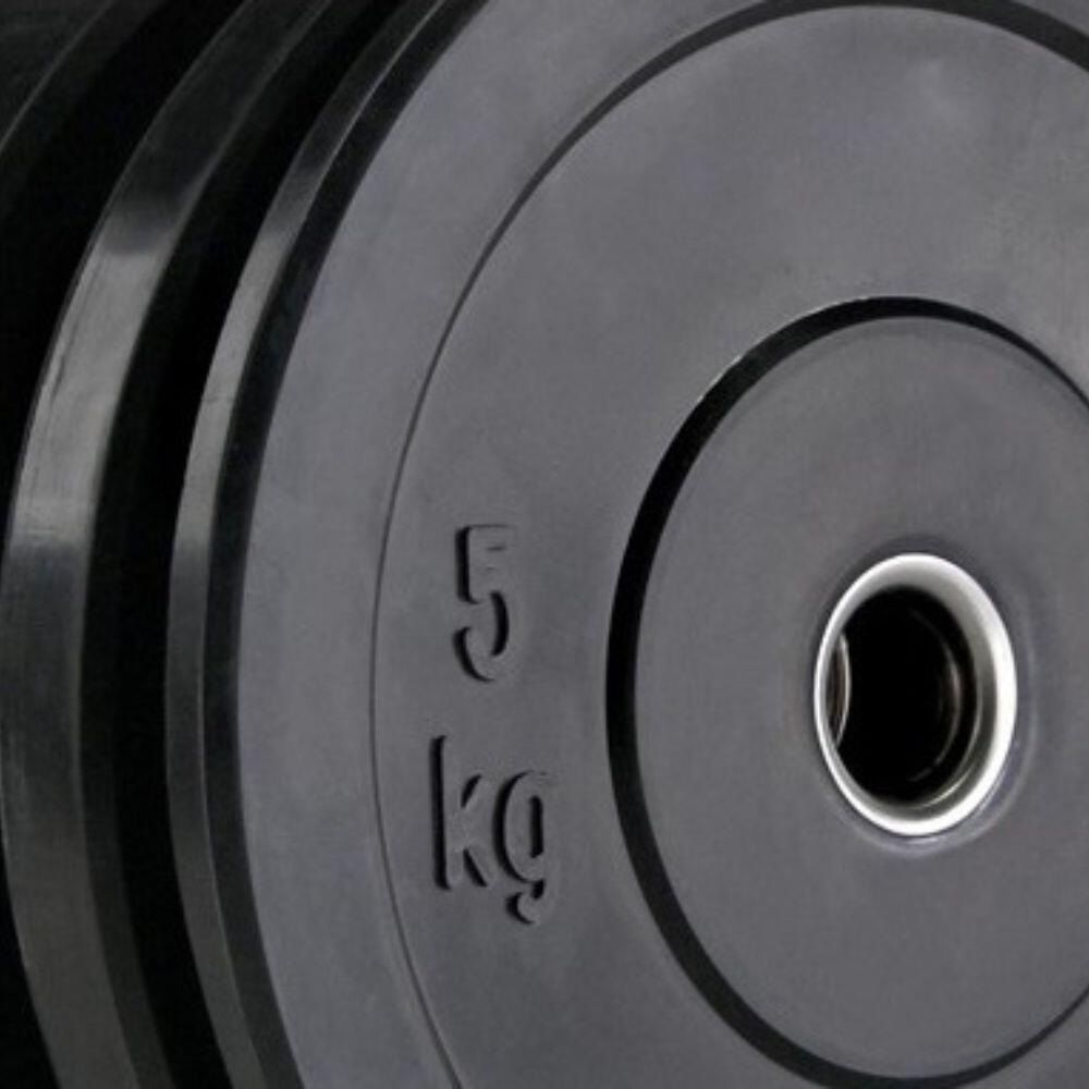 Disco Bumper Negro 5 kg 3/3