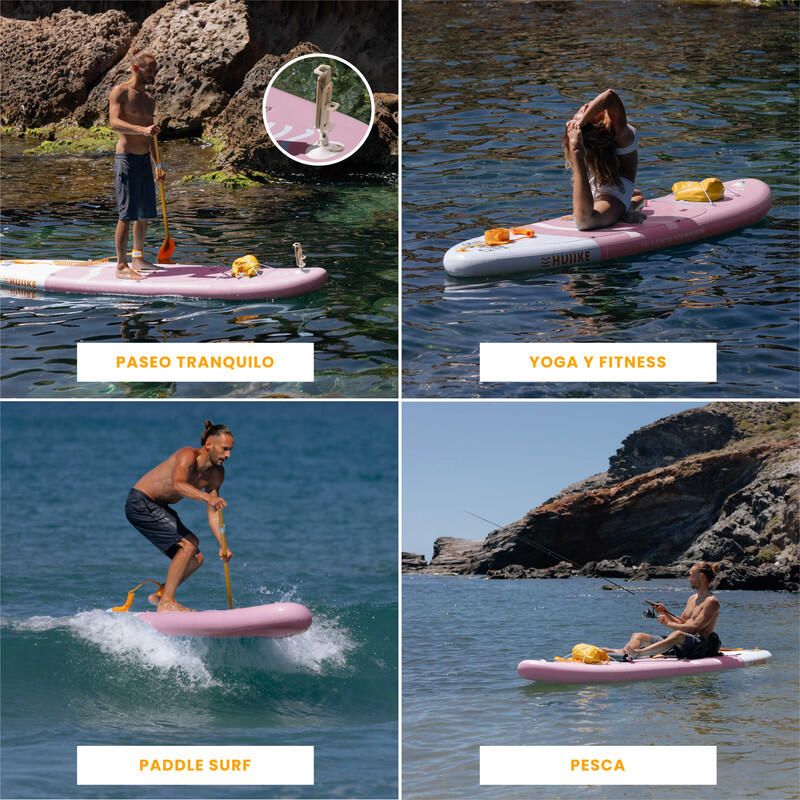 Tabla de paddle surf inflable 2 en 1 y conversión de kayak