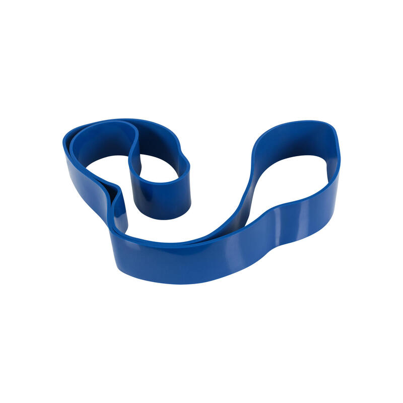 Banda elastica pentru antrenament de fitness 64 mm, Albastru închis