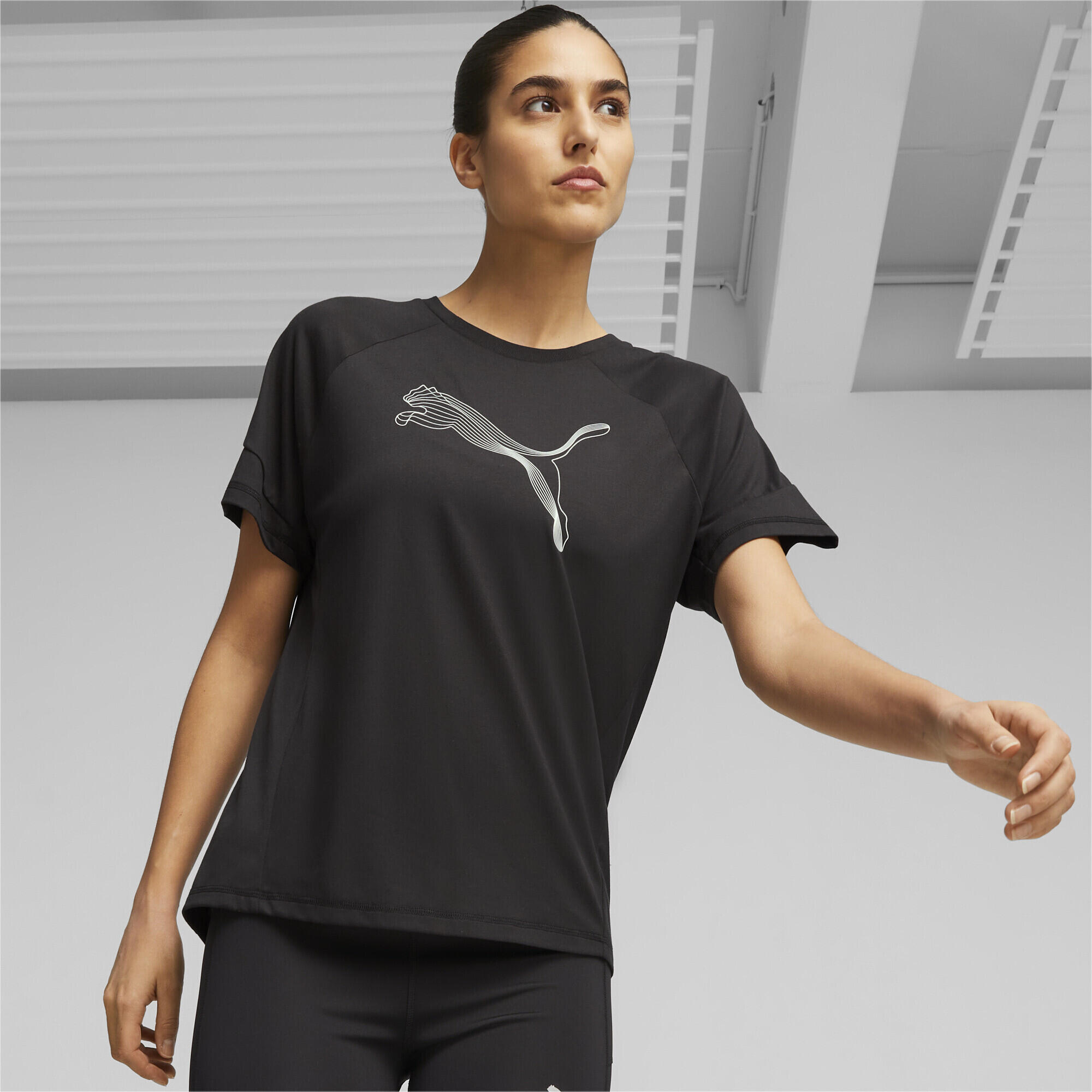 T-Shirt Evostripe Femme PUMA Black 2/5