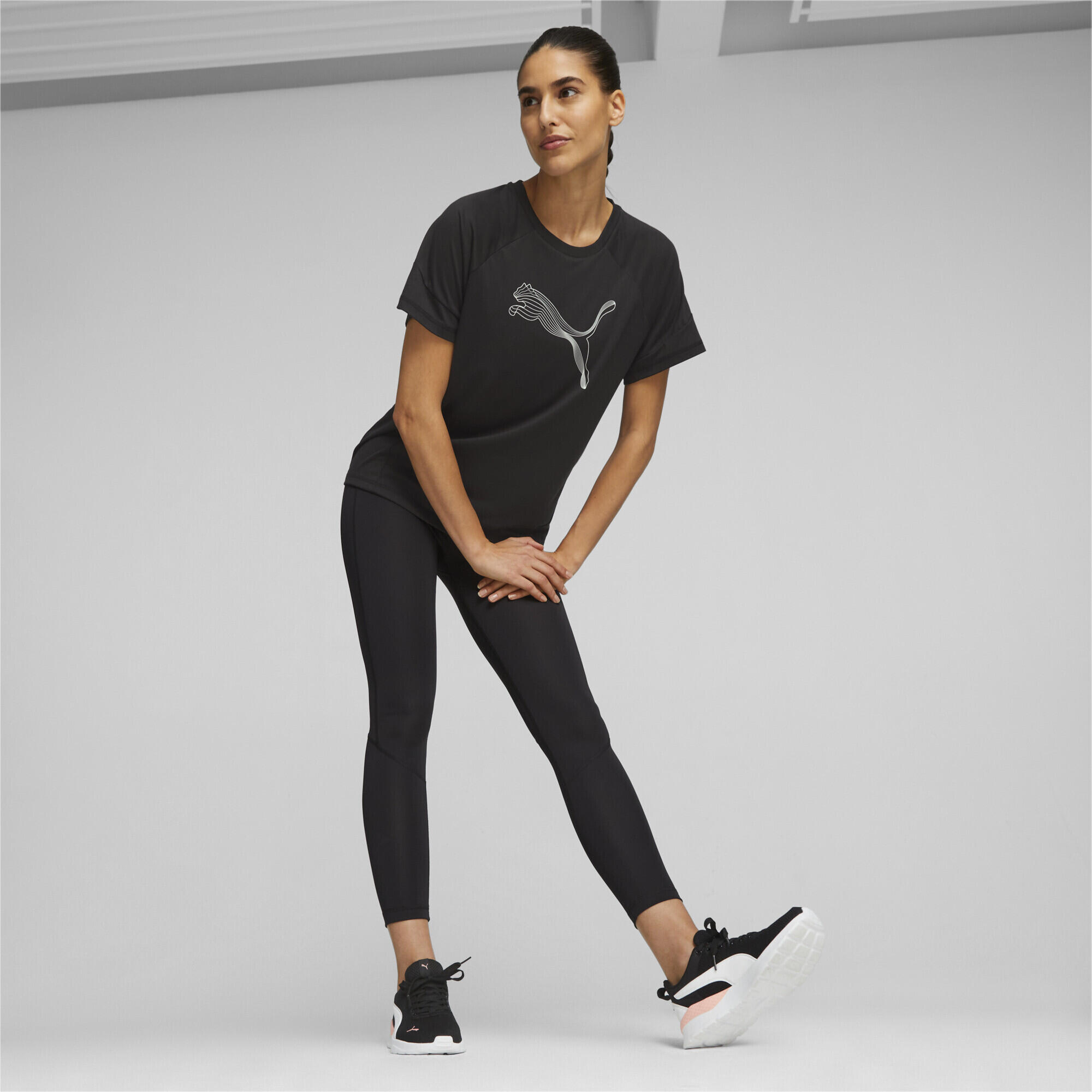 T-Shirt Evostripe Femme PUMA Black 3/5