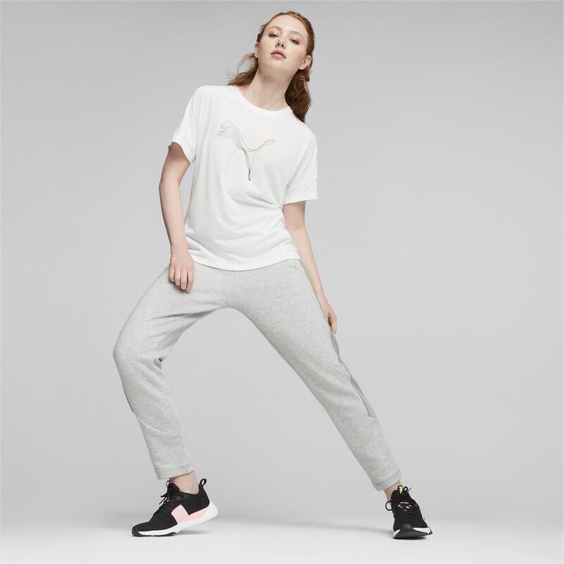 EVOSTRIPE T-shirt voor dames PUMA White