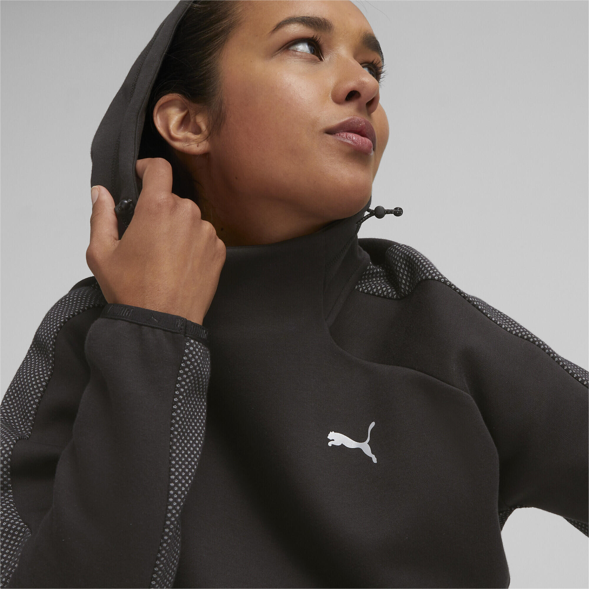 Sweat à capuche Evostripe Femme PUMA Black 3/6