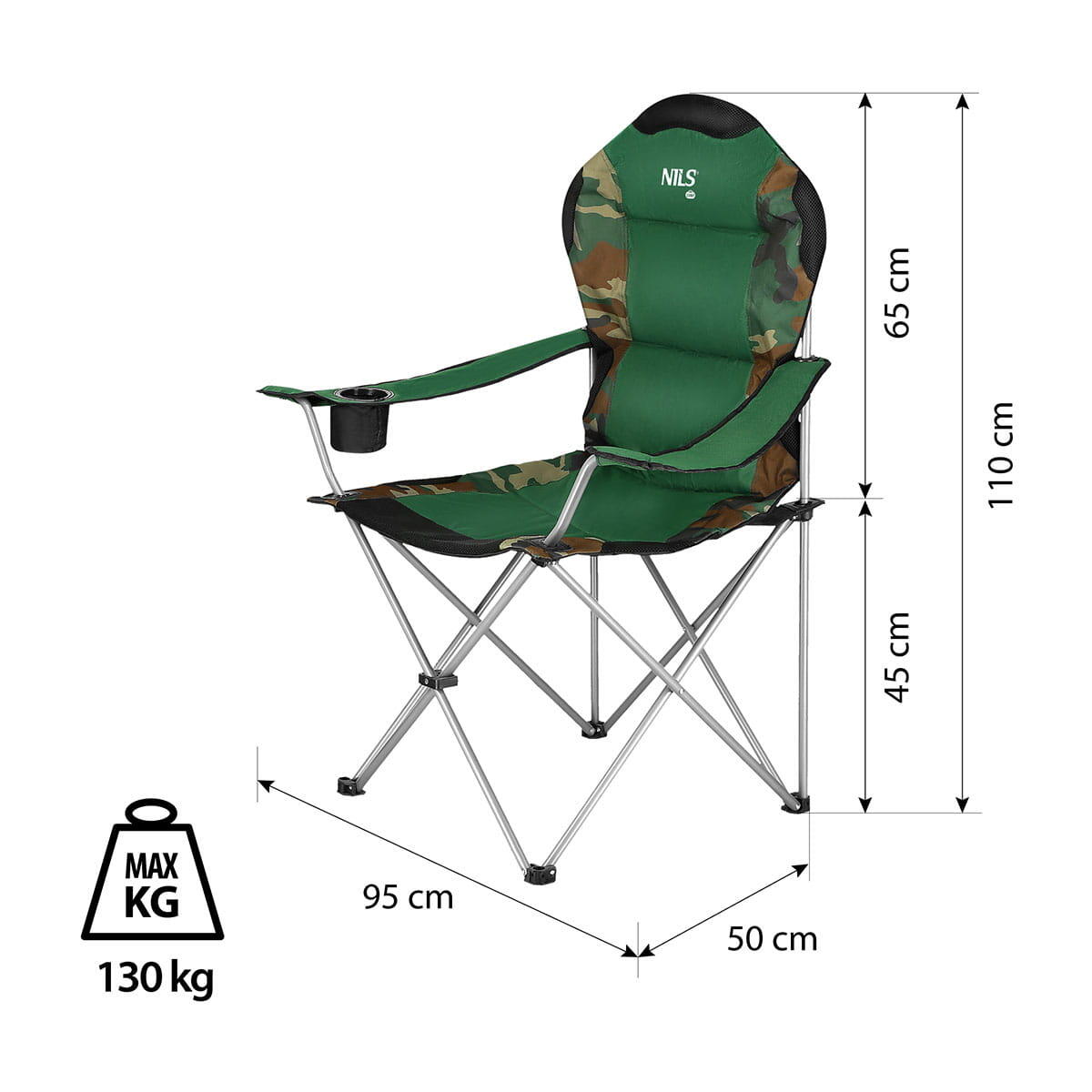 Chaise de camping Nils Camp NC3080 2/7