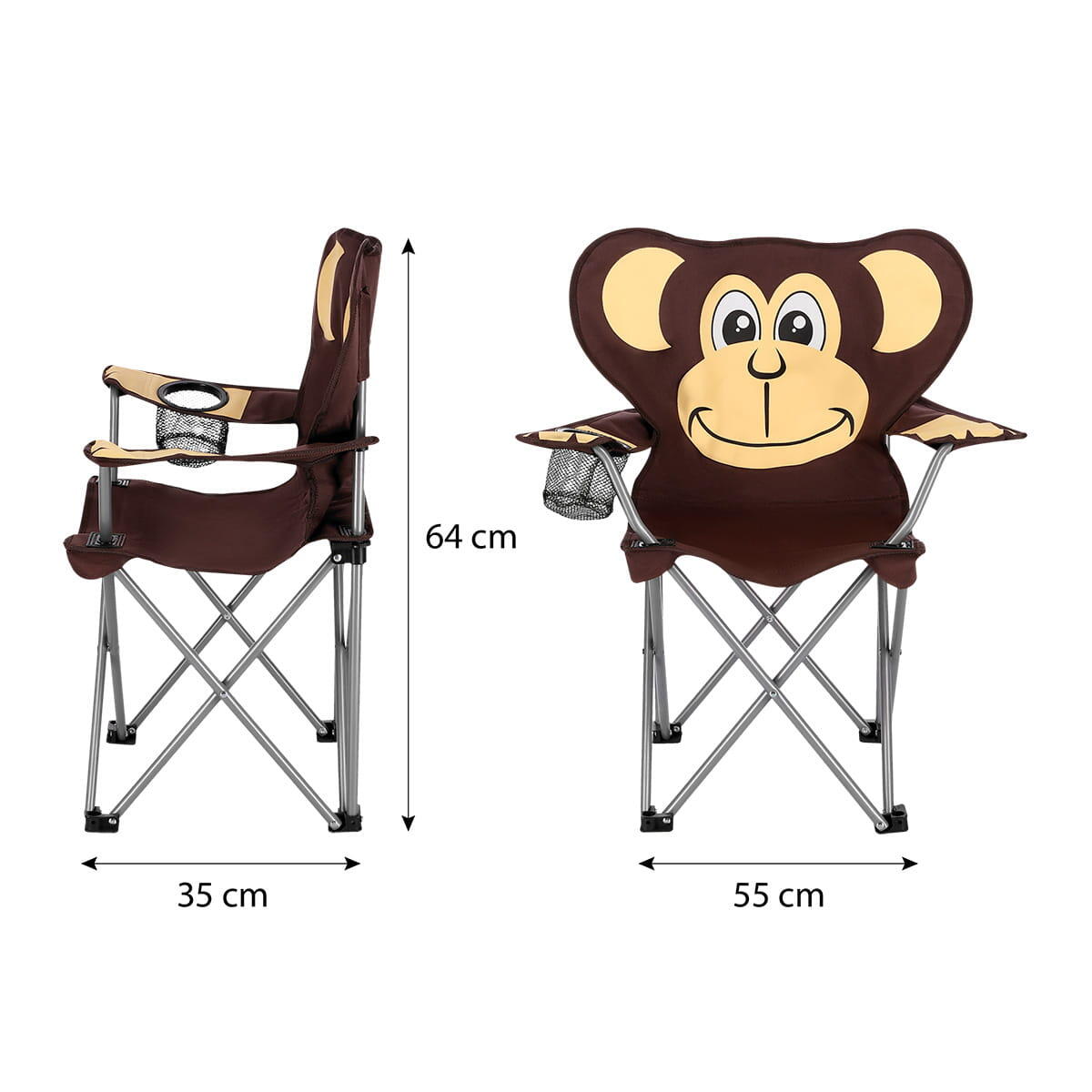 Kinderstoel voor op reis Nils Camp NC3029 Monkey 3/7