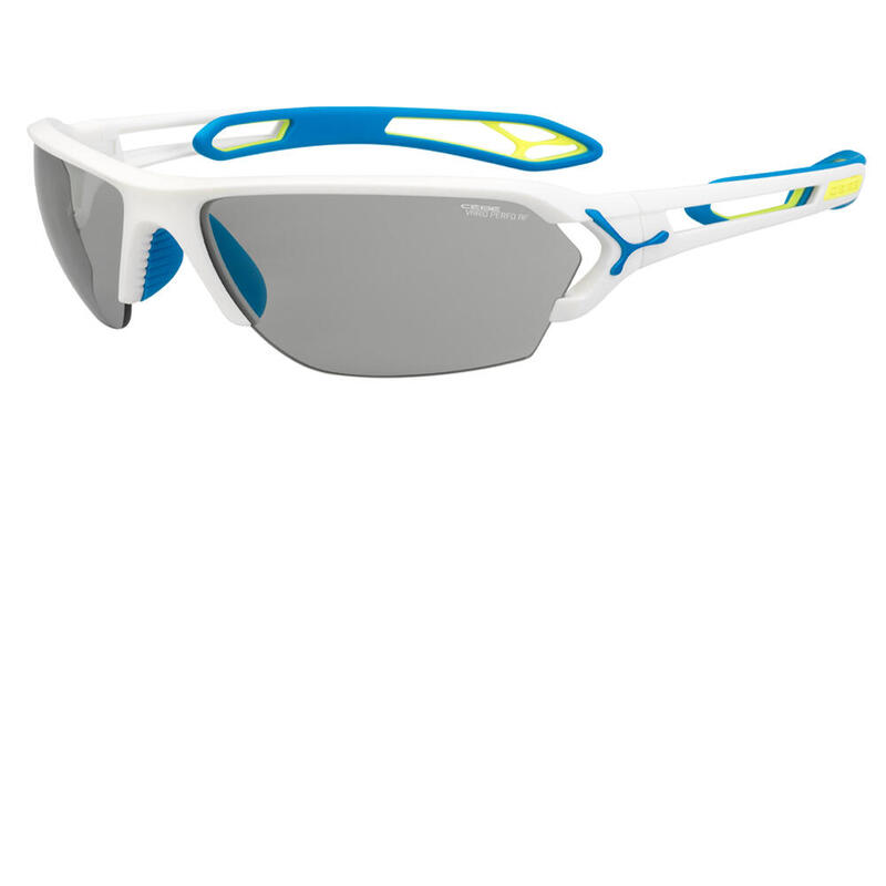 Ochelari de soare CEBE S'TRACK LARGE MATT WHITE BLUE VARIO PERFO AF