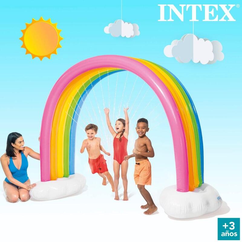 Arco-íris com jato d'água Intex