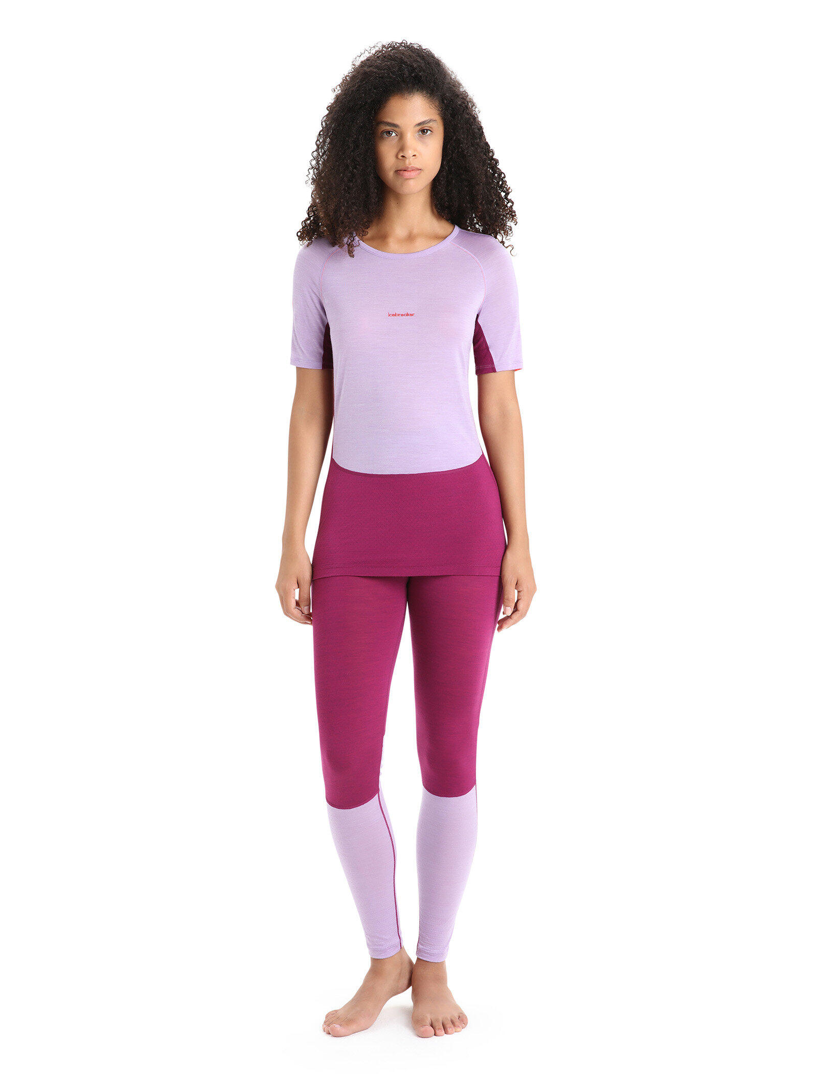 Camiseta térmica femenina Icebreaker 125 Zoneknit Crewe 3/7