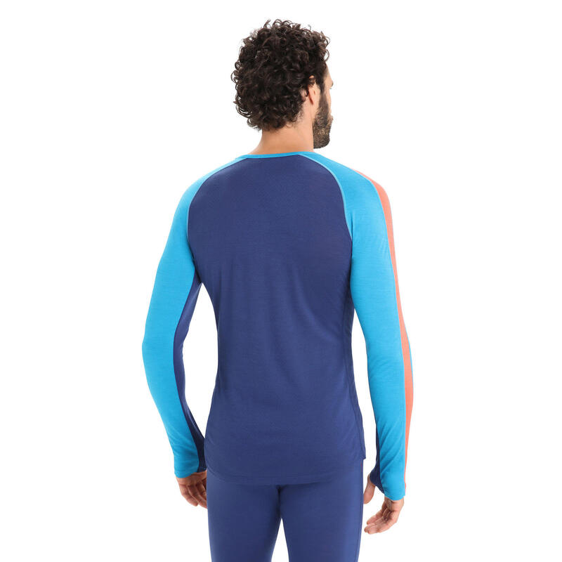 Tricou termic bărbați icebreaker 125 Zoneknit Crewe