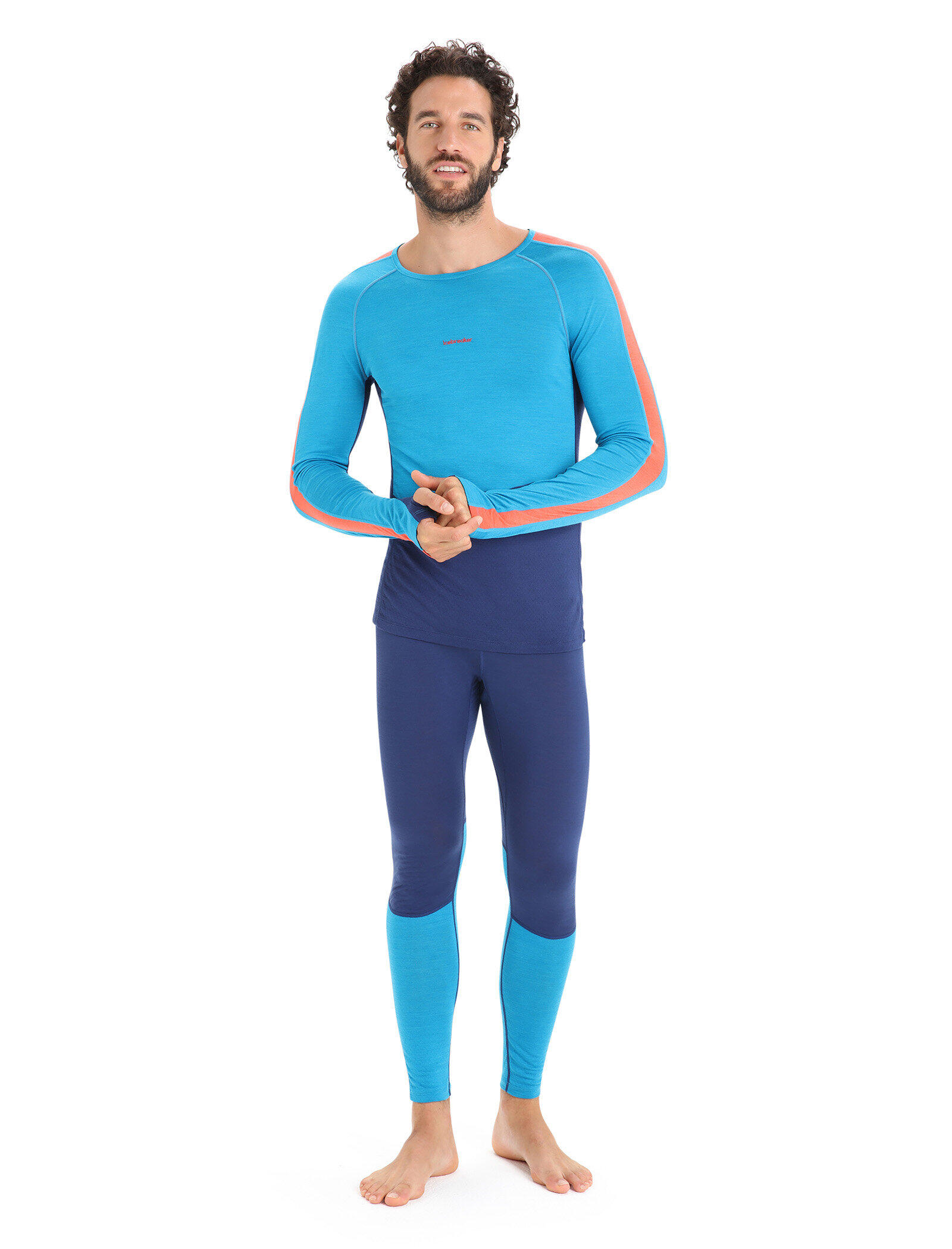 Camiseta térmica masculina quebra-gelo 125 Zoneknit Crewe 3/7