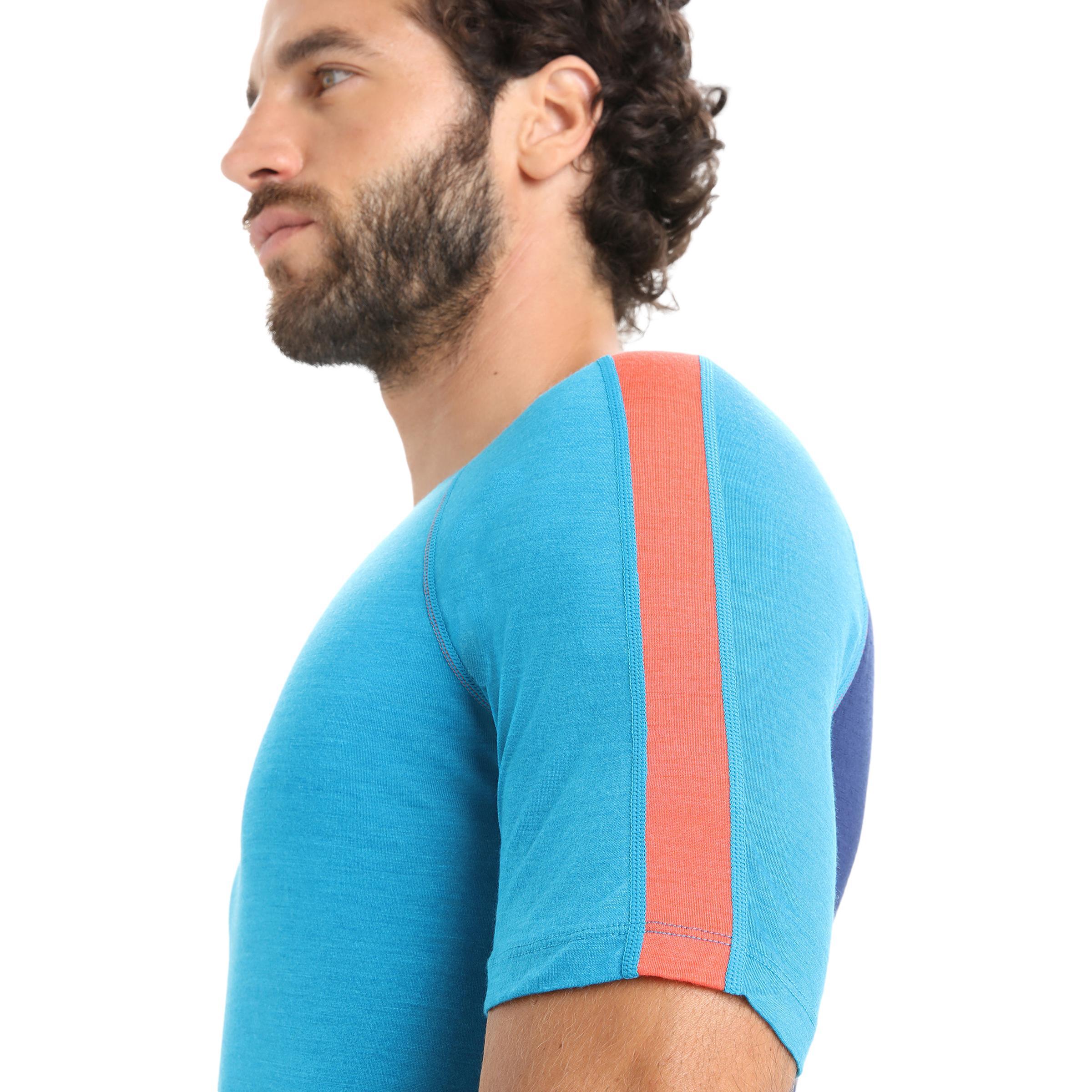 T-shirt termica da uomo Icebreaker 125 Zoneknit Crewe 5/7