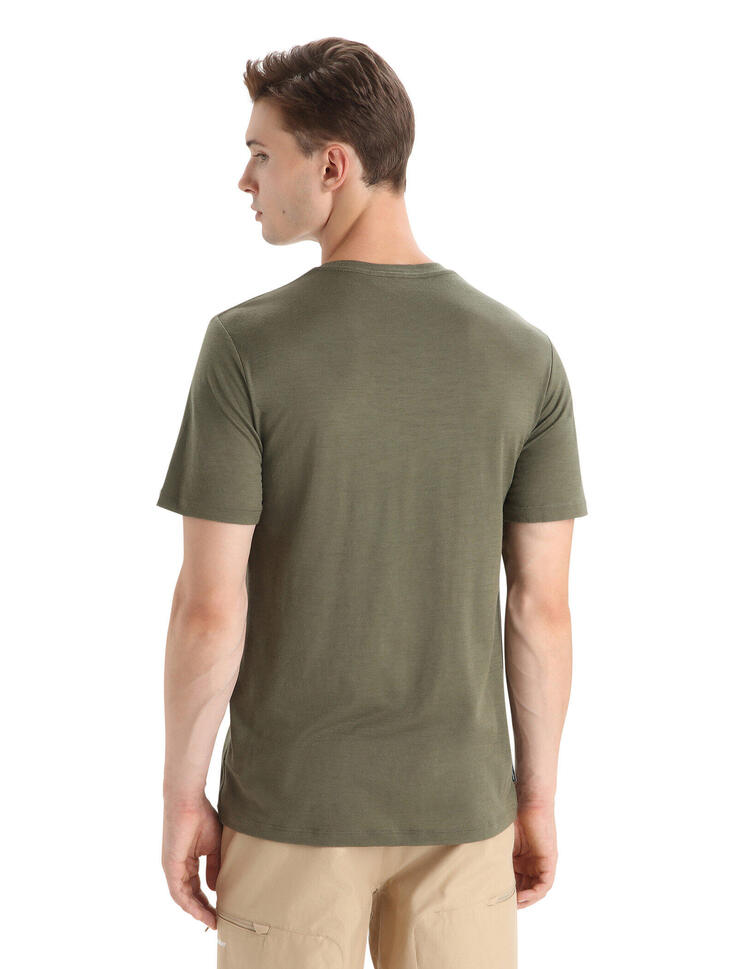 Koszulka Turystyczna Męska Icebreaker Tech Lite II SS Tee Polar Paddle T-Shirt