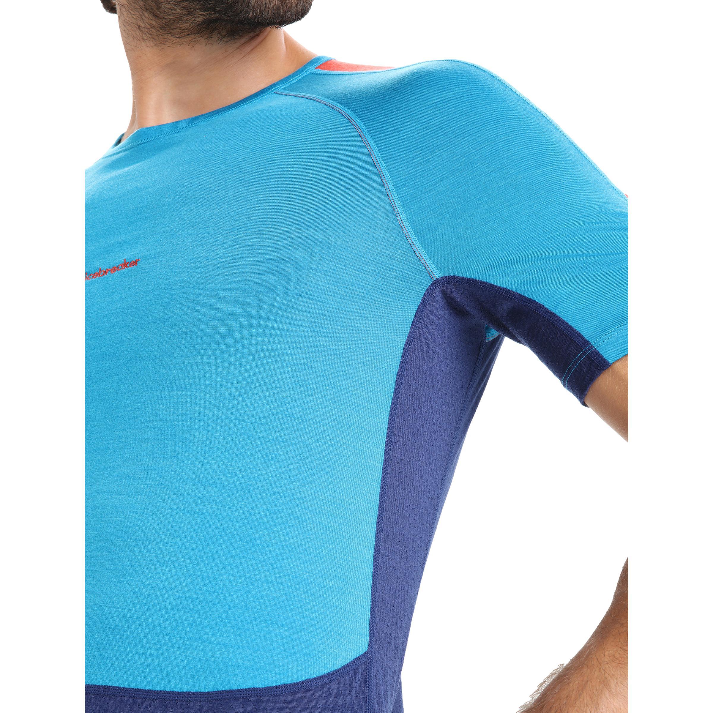 T-shirt termica da uomo Icebreaker 125 Zoneknit Crewe 4/7
