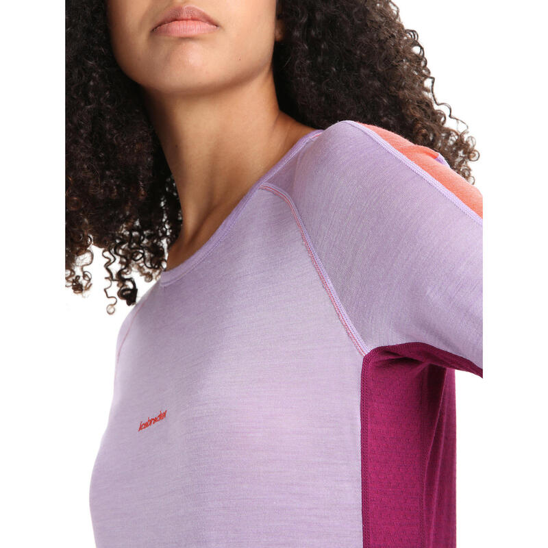 Tricou termic pentru femei icebreaker 125 Zoneknit Crewe