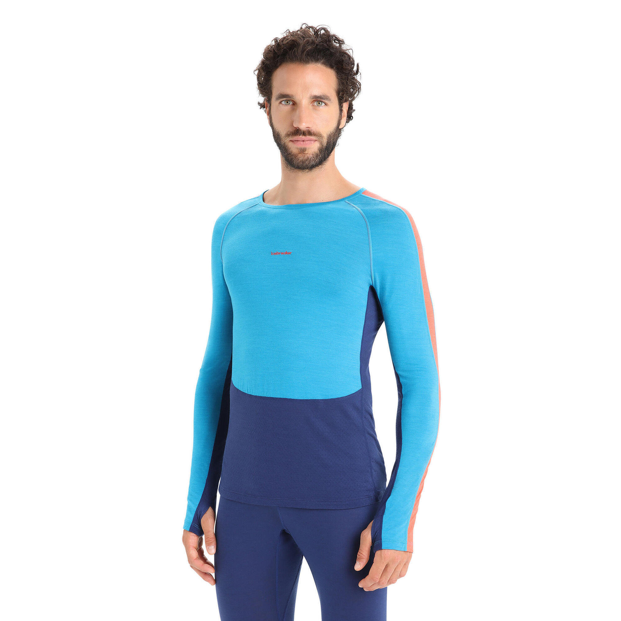 Camiseta térmica masculina quebra-gelo 125 Zoneknit Crewe 1/7