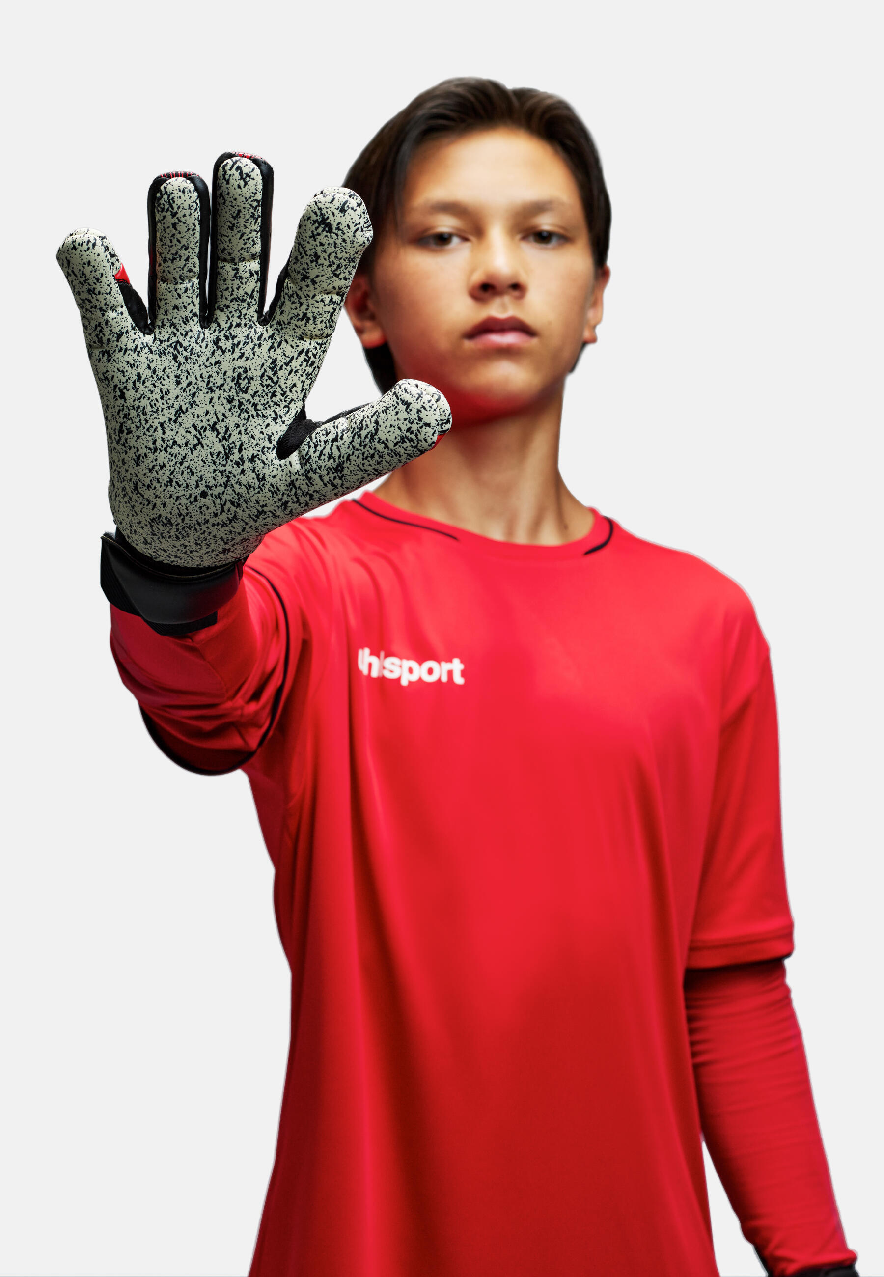 Uhlsport Powerline SUPERGRIP+ HN Goalkeeper Gloves 4/7