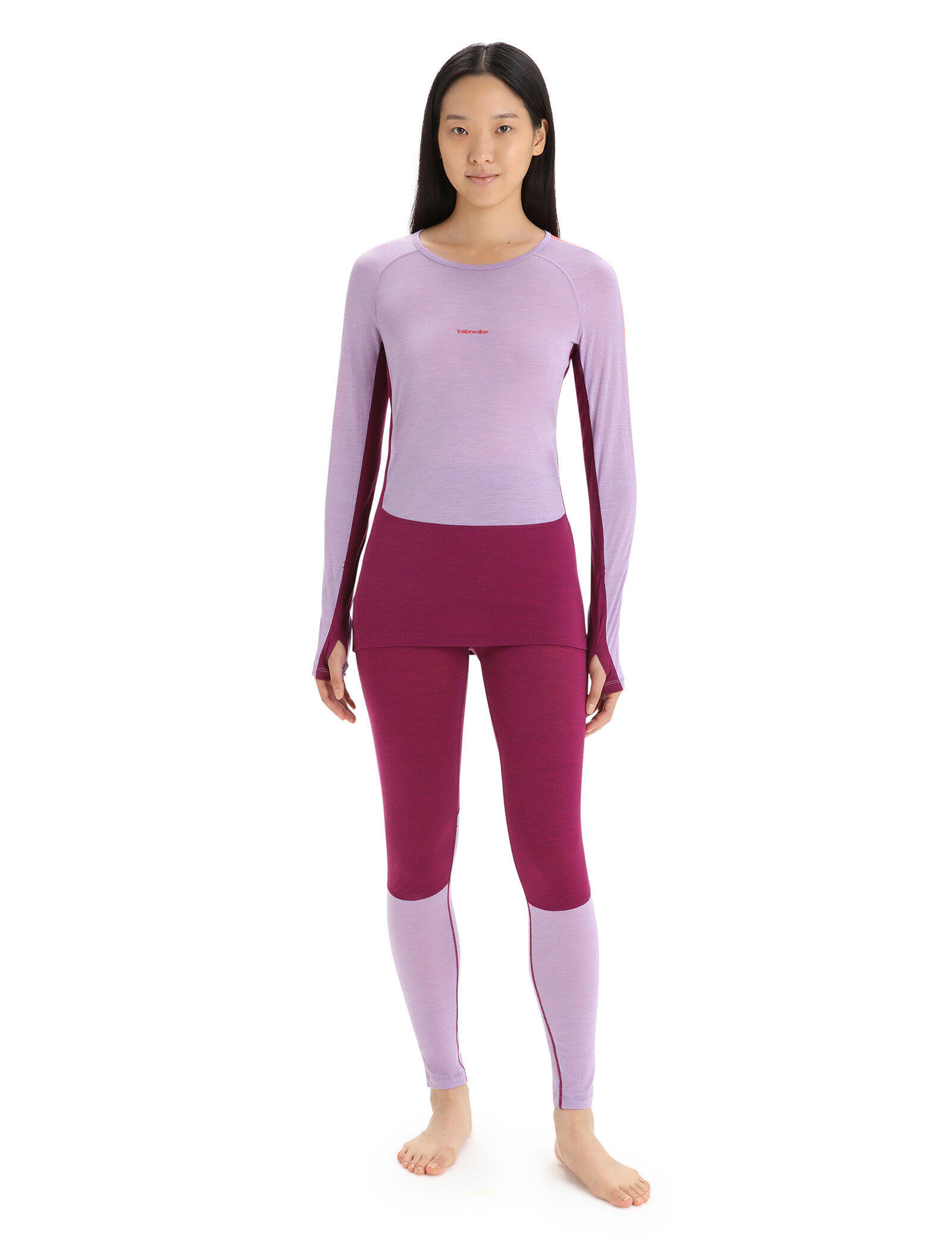 T-shirt thermique femme icebreaker 125 Zoneknit Crewe 3/7