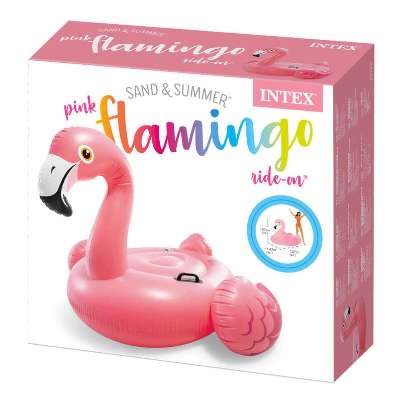 Flamingo insuflável Intex - 147x140x94 cm