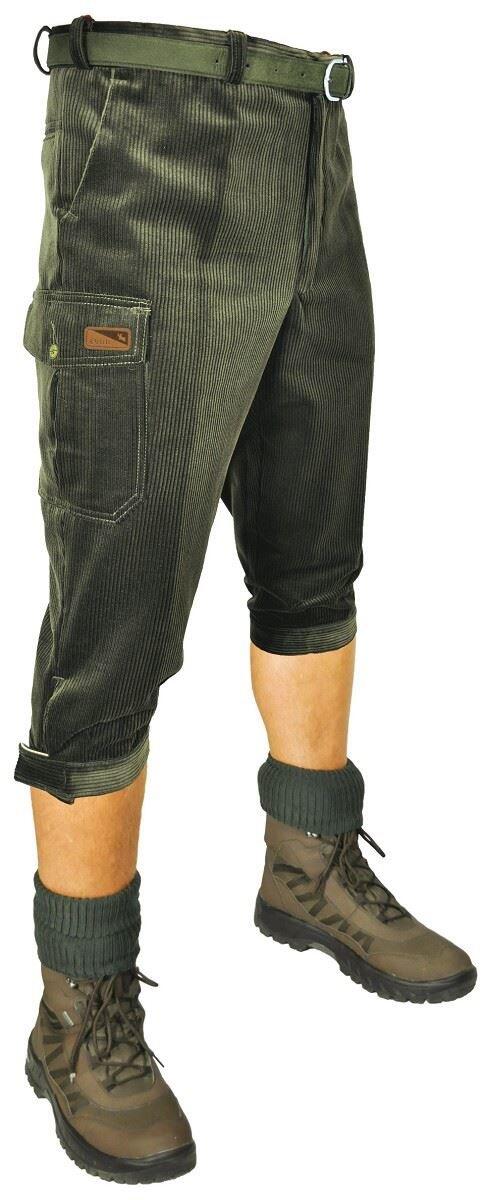 La Chasse® Cord-Kniebundhose Cordhose Jagdhose Trachtenhose Herren NEU oliv/grün 2/4