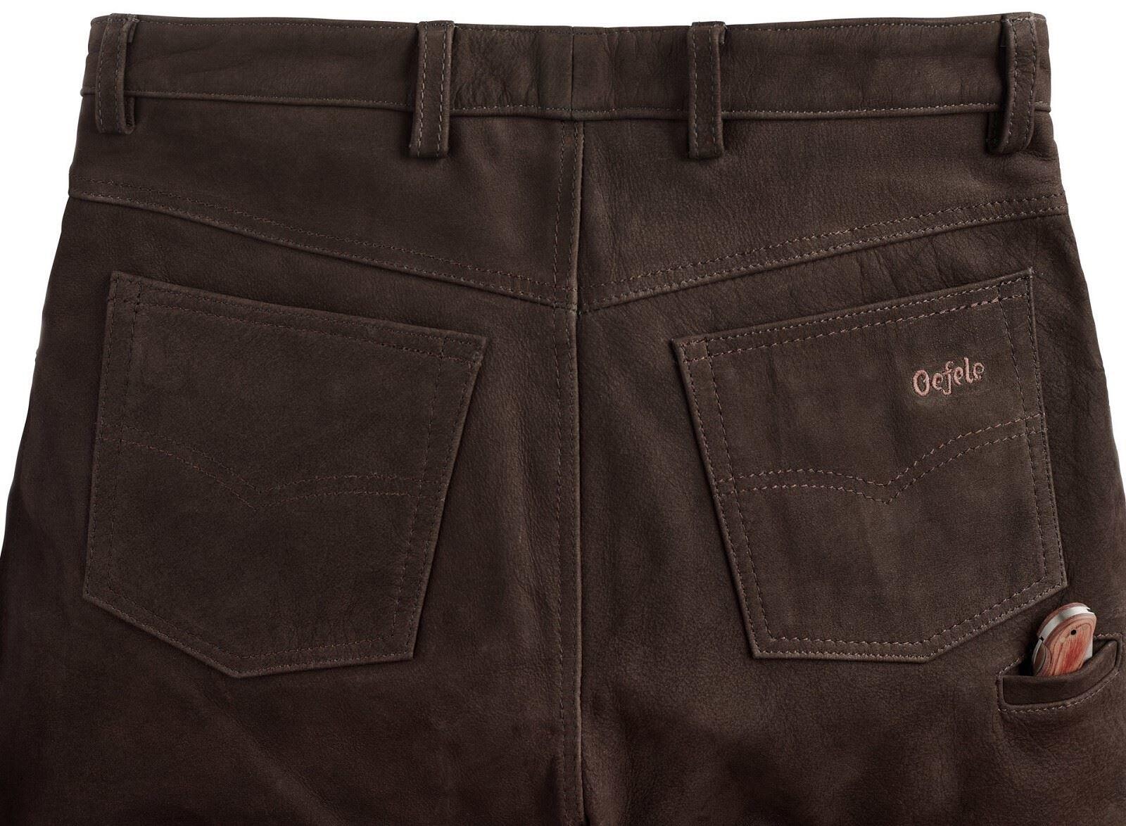 La Chasse® Nubukhose aus Büffelleder Jagd-Lederhose Jagdhose Büffellederhose NEU 2/5