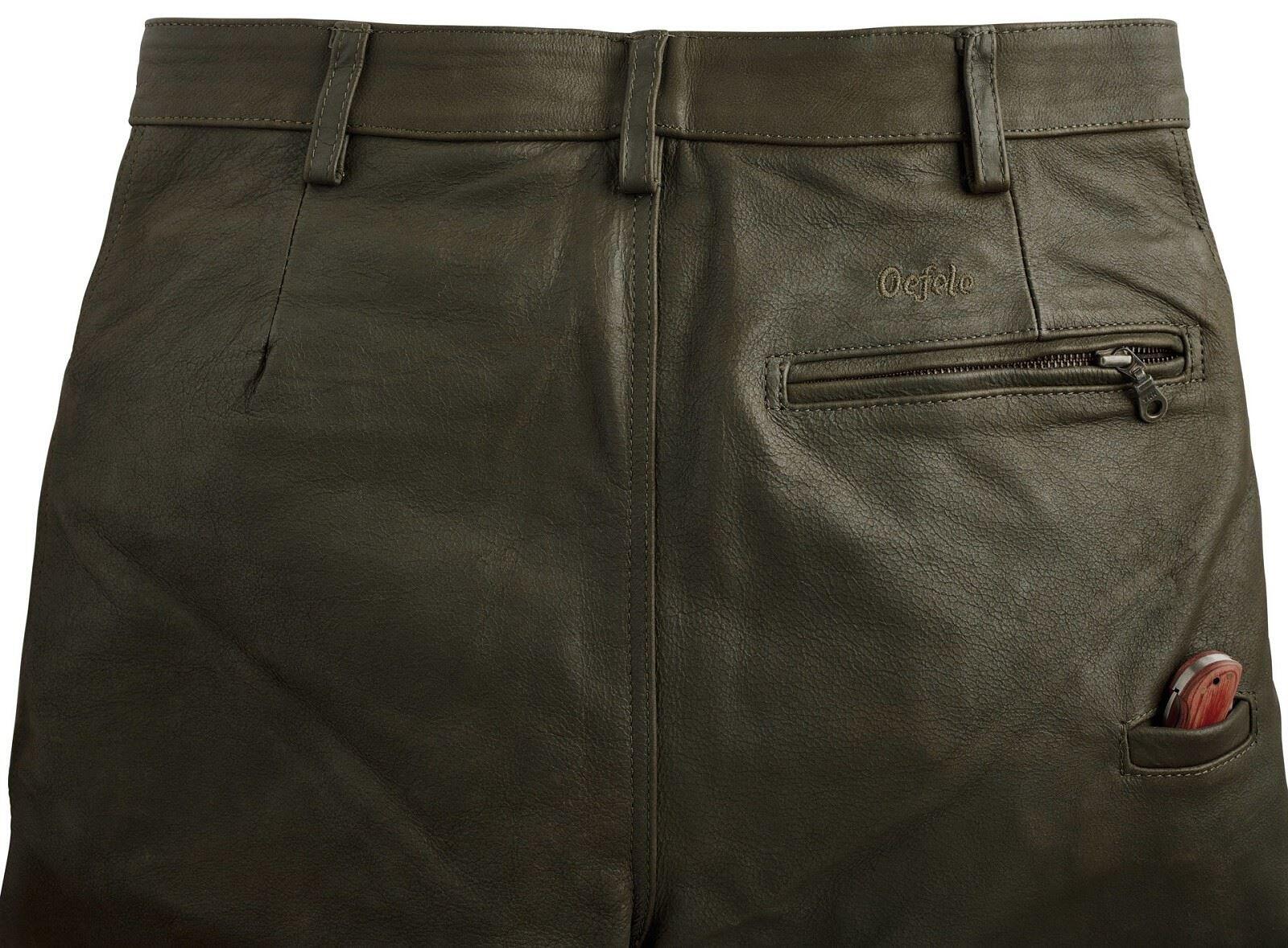 La Chasse® Lederhose aus Büffelleder (Stiefelhose) Herren extrem strapazierfähig 2/5