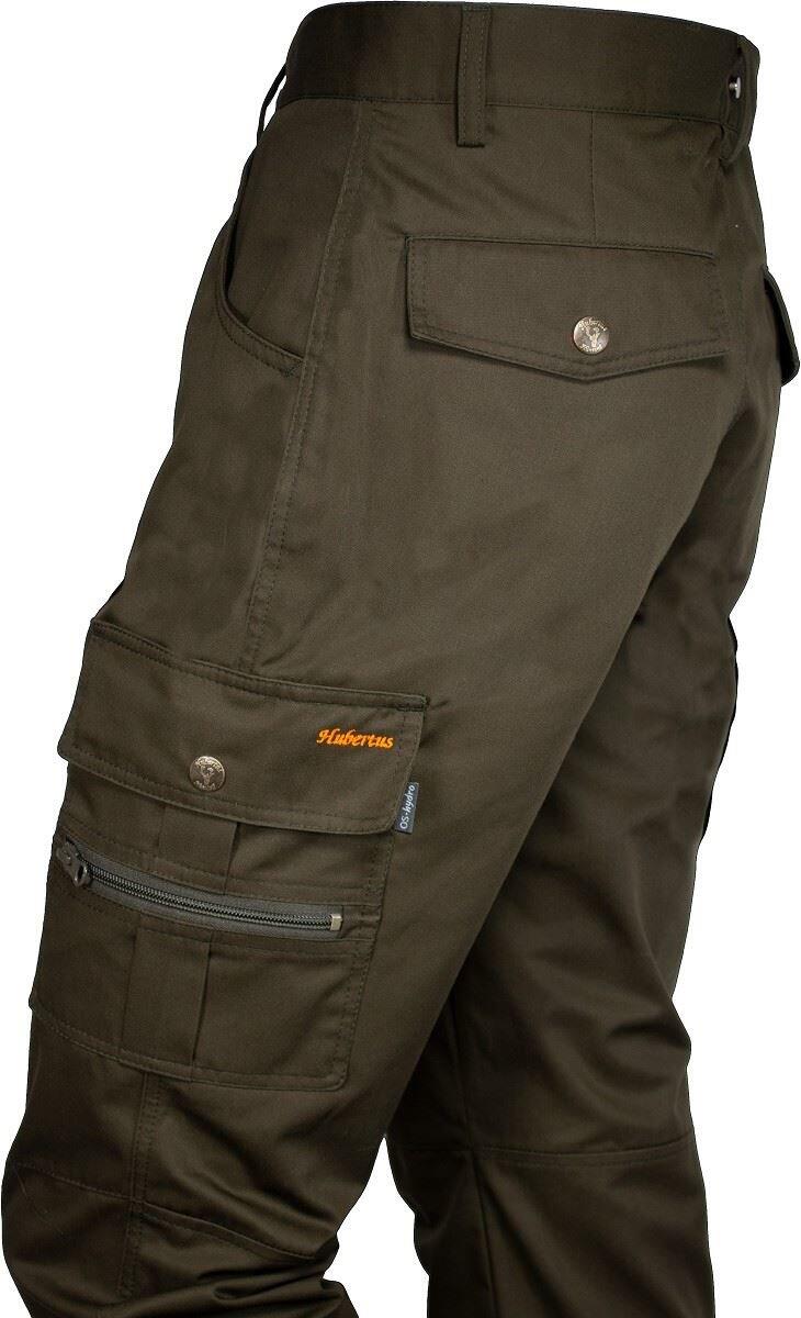 Hubertus Leichte Funktionshose Sommer-Jagdhose Herren oliv wasserabweisend NEU 2/5
