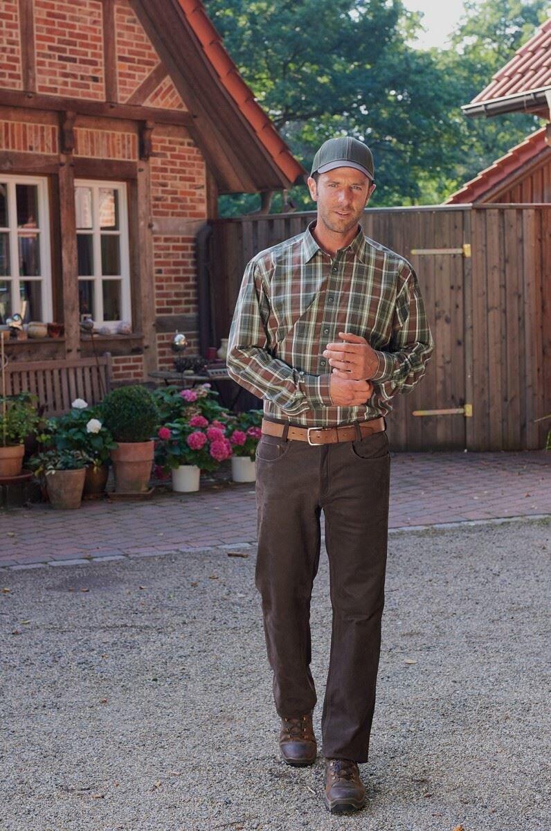 La Chasse® Nubukhose aus Büffelleder Jagd-Lederhose Jagdhose Büffellederhose NEU 4/5