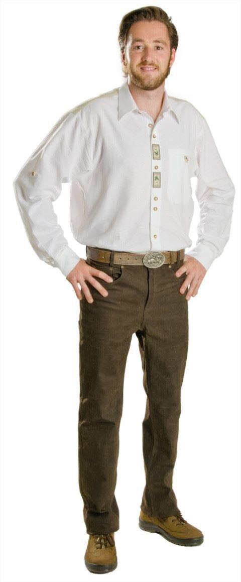 La Chasse® Nubukhose aus Büffelleder Jagd-Lederhose Jagdhose Büffellederhose NEU 5/5