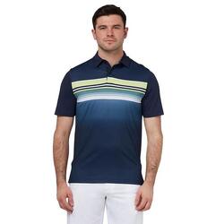 CALLAWAY Polo De Golf  Fluid Stripe Ventelated  pour homme Caban Bleu