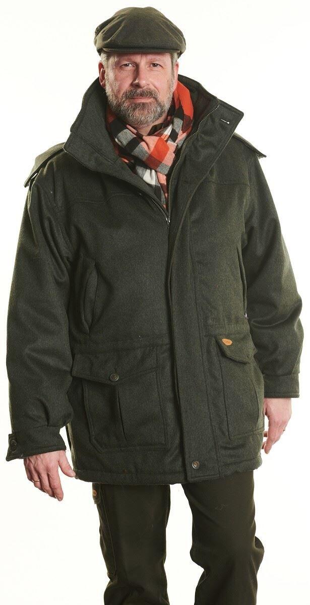 Hubertus Lodenjacke Jagdjacke Thermo-Winterjacke Ansitzjacke wasserdicht & warm 2/5