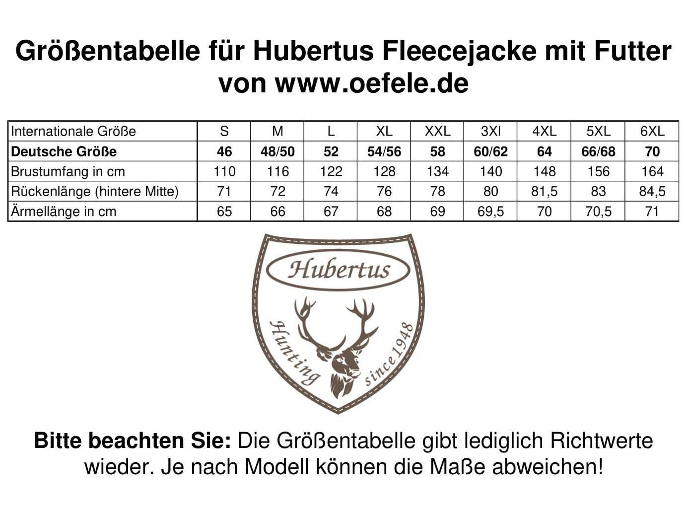 Hubertus Fleecejacke mit Futter Ansitzjacke Jagdjacke gefüttert geräuschlos warm 4/5