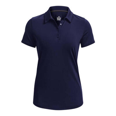 Dames golfpolo under armour zinger short sleeve midnight navy