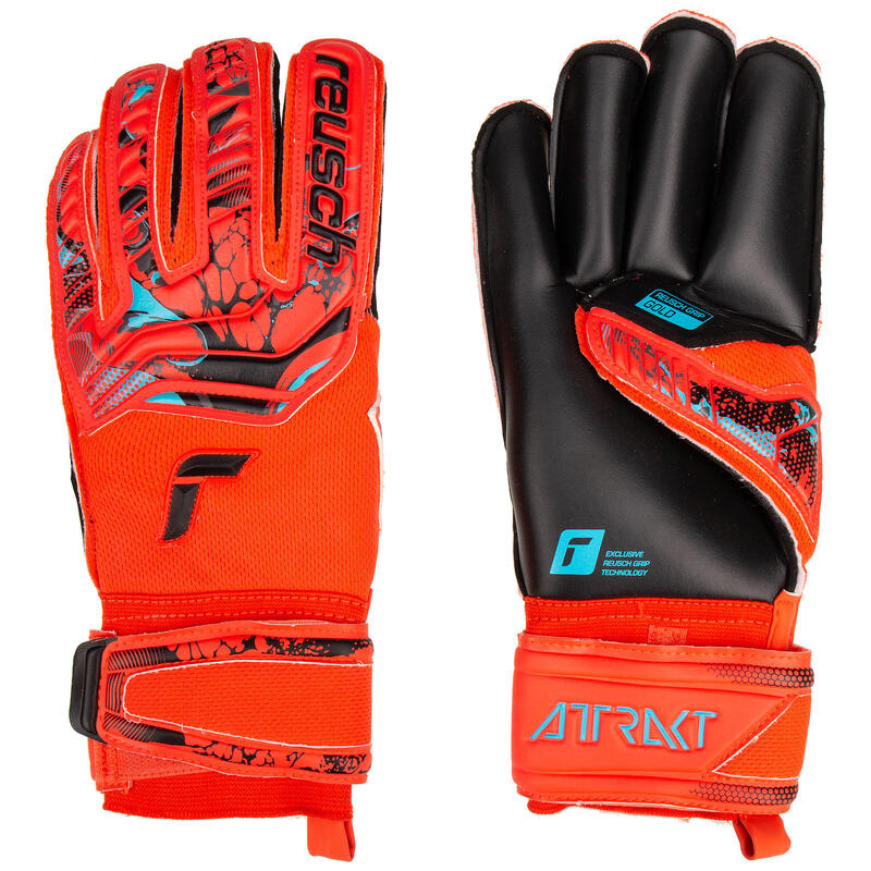 Reusch Attrakt Gold Roll Finger Goalkeeper Gloves REUSCH Decathlon