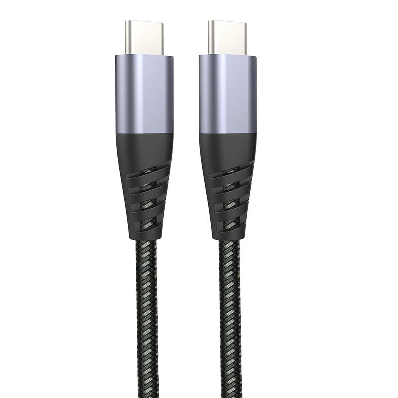 muvit Tiger cable USB Tipo C A Tipo C 2.0 3A 2m gris